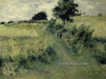 風景 Painting - ピエール・オーギュスト・ルノワールの草原の風景
